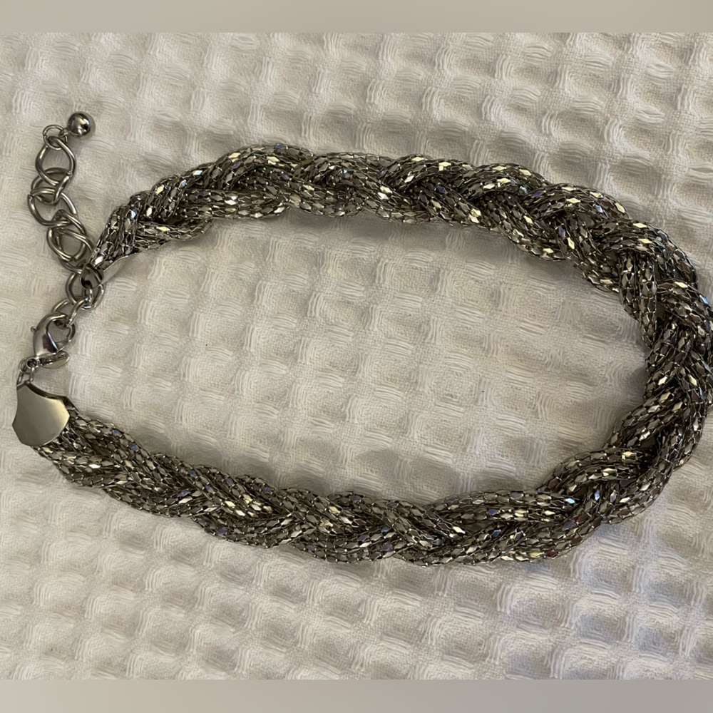 Silver rope necklace from Express.